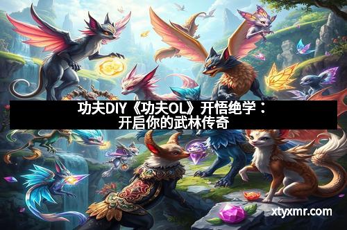 功夫DIY《功夫OL》开悟绝学：开启你的武林传奇